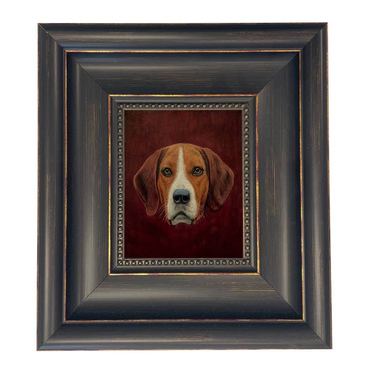 Madison Bay Co. - Historical Home Decor Reproductions - Wholesale Art Print - Fox Hound Vintage Portrait Painting Print on Canvas Wall Art53