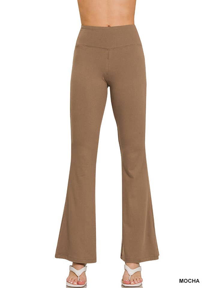 Vanilla Monkey - Wholesale Athletic Pants - Women's - Buttery Soft Flare Leg High Waist Yoga Pants5