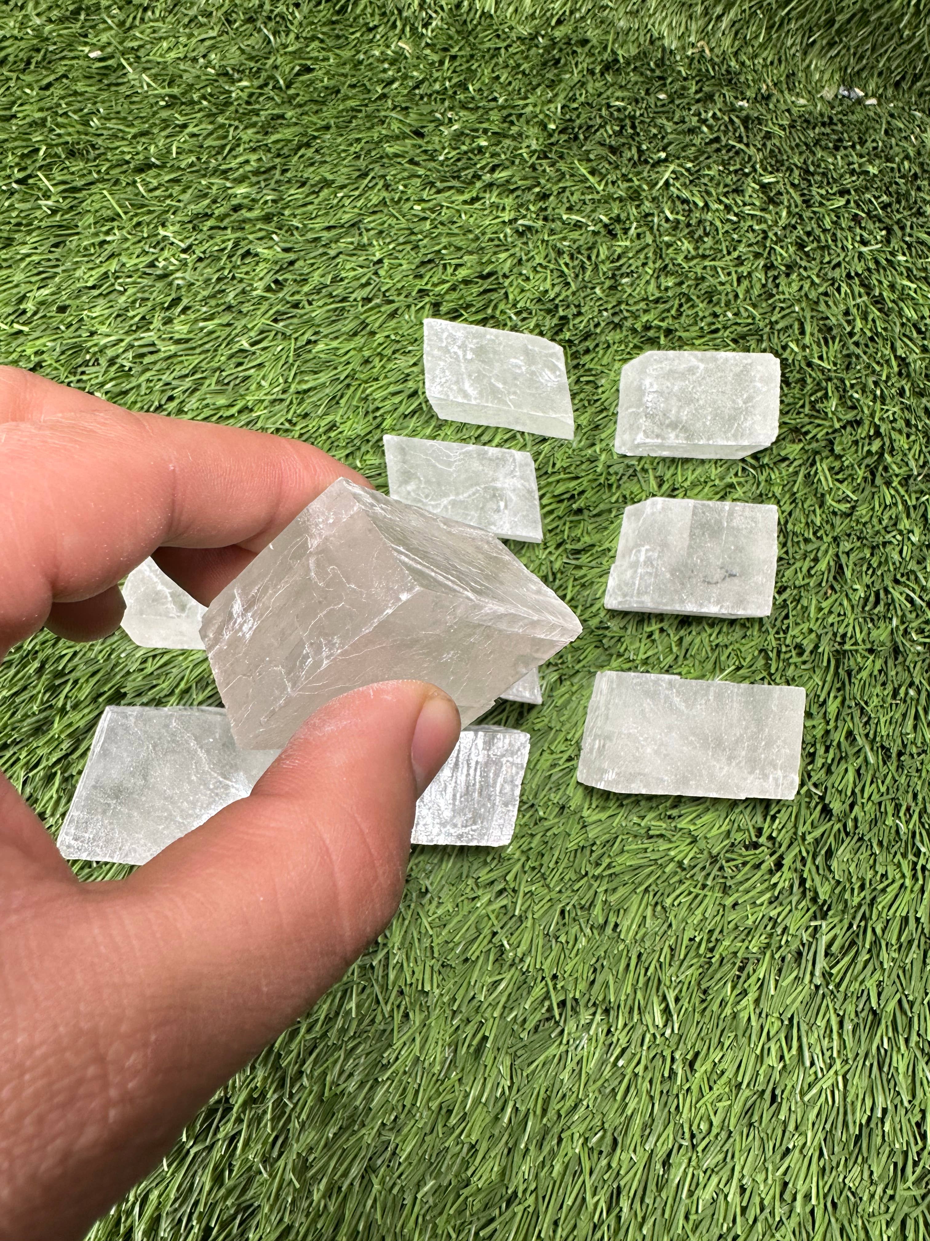 CaNatureLover - Vente Pierre et cristal de spiritualité - Calcite optique, cristal poli, calcite glacée,6