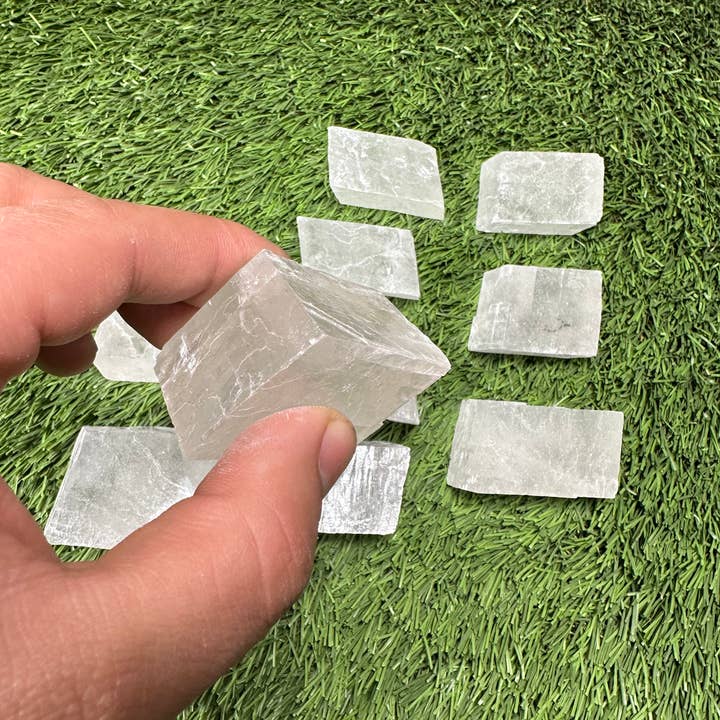 CaNatureLover - Vente Pierre et cristal de spiritualité - Calcite optique, cristal poli, calcite glacée,6