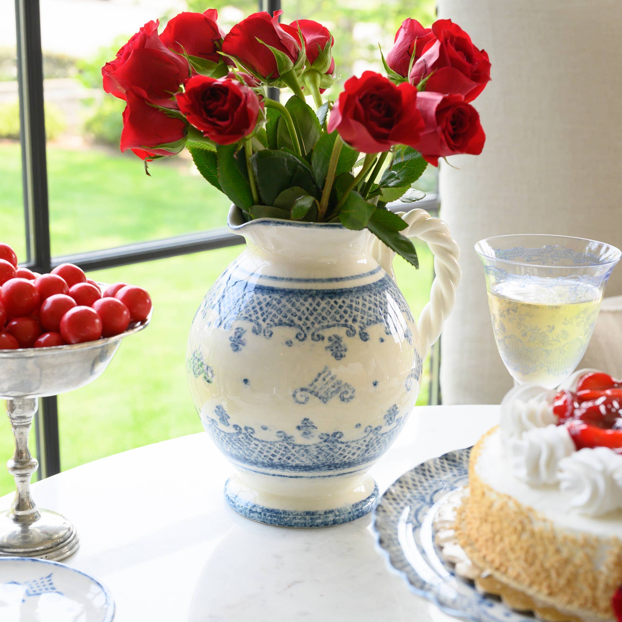 Blue Burano Small Pitcher for wholesale on Faire1