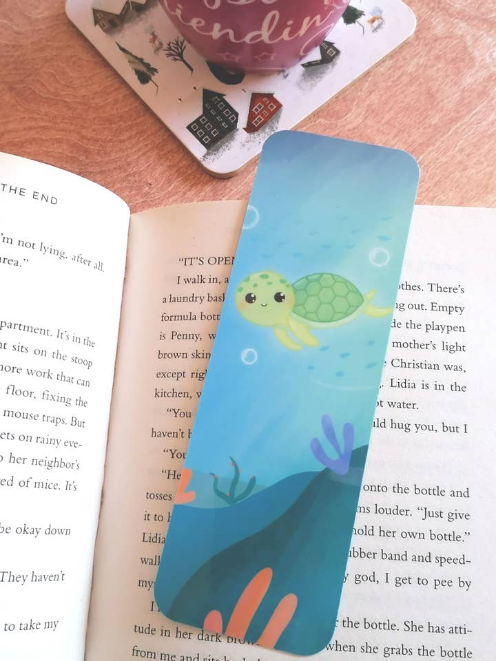 Marque-pages mignons, marque-page tortue de mer, signet sous la mer pour la vente par KimspirationCrafts