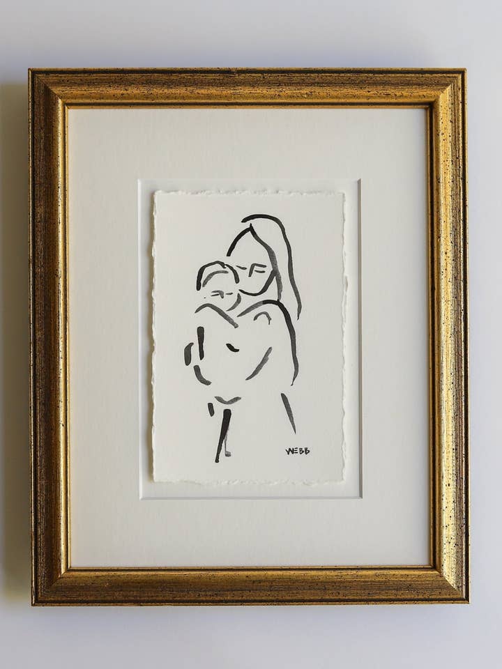 Hold You Print No. 5 for wholesale by Rebekah Webb Studio