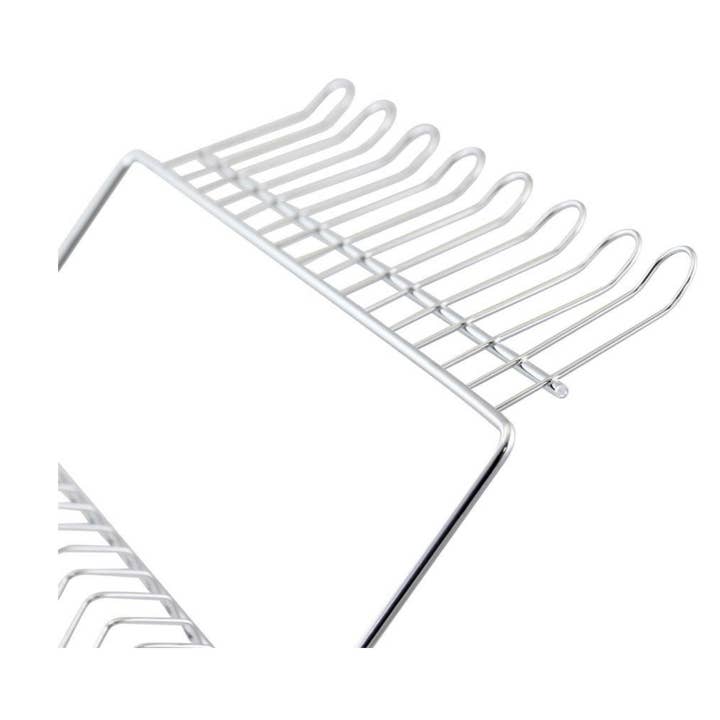 JupiterGear Home – wholesale Disktorkmatta/-ställ – Better Chef 22" 2-vånings krom deluxe diskställ