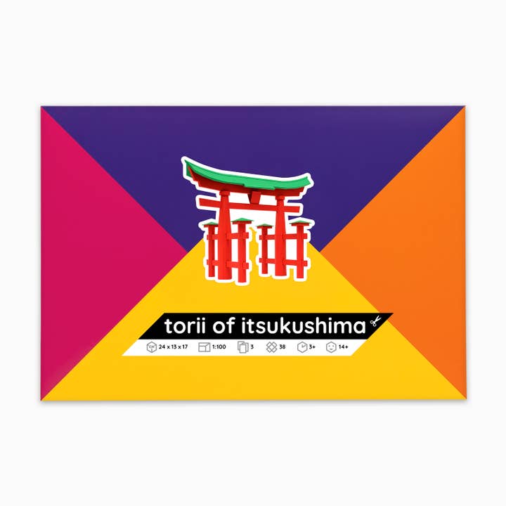 Torii Gate Paper Model Kit for wholesale by PaperLandmarks