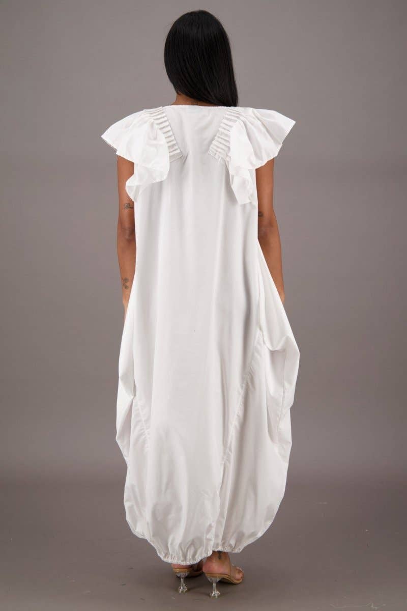 Advance Apparels - Wholesale Dress - Women's - Product Name: Flowing Grace Bubble Dress AD-250615