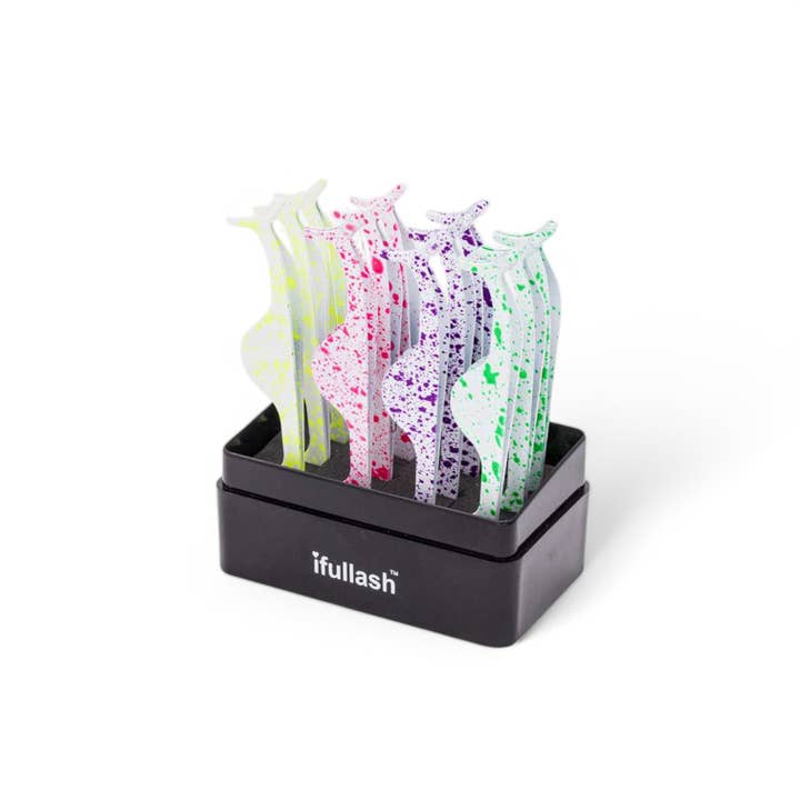 LA Jewelry Plaza - Wholesale Eyelash curler - Mix Print Eye Lashes Applicator Tool Set2