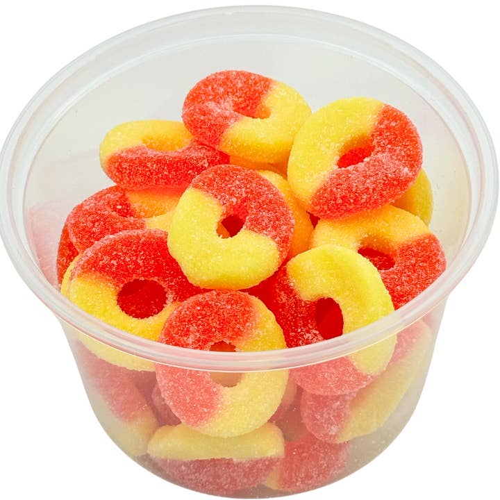 Martin's Country Store LLC - Wholesale Gummy - PEACH GUMMY RINGS 11oz0