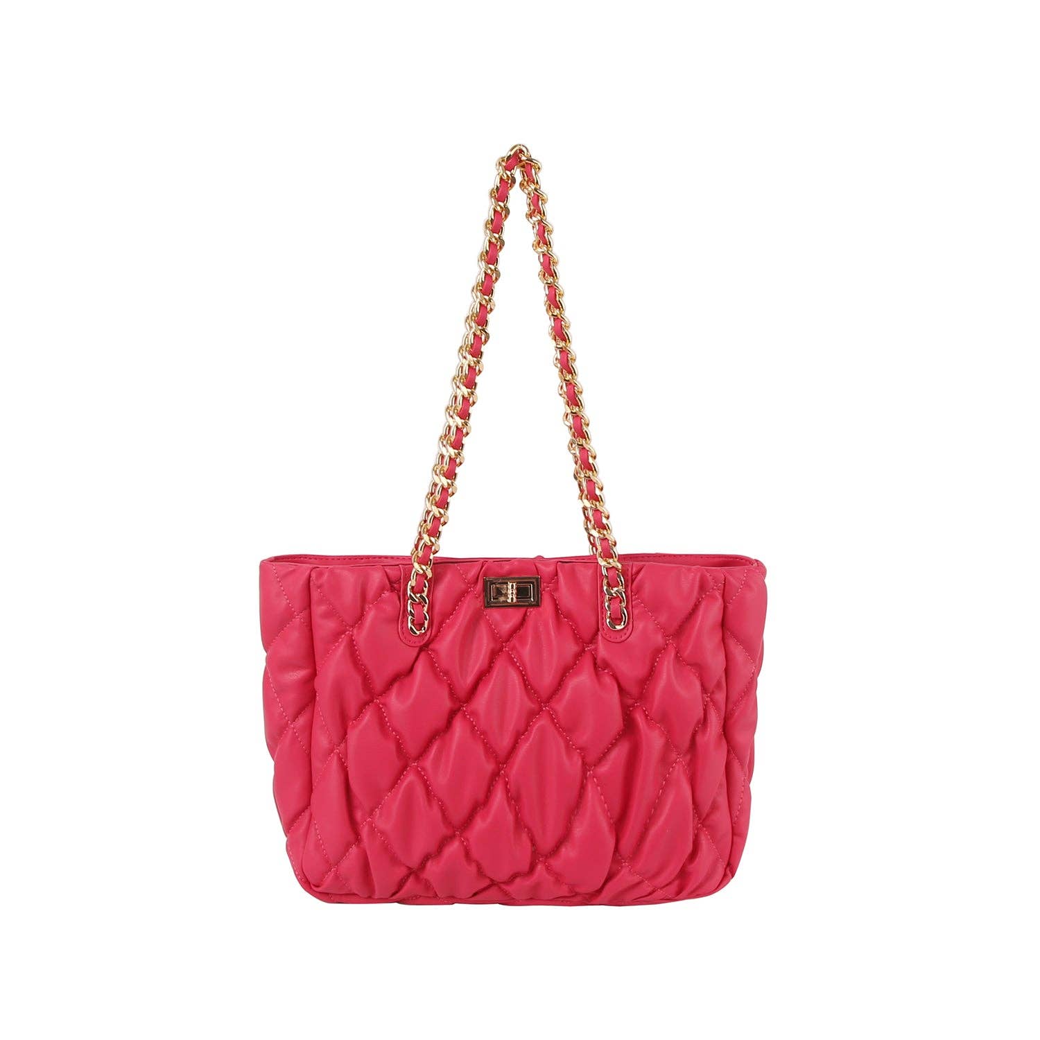 Handbag Express - Vendita all'ingrosso Borsa tote - Donna - Borsa trapuntata alla moda con catena in evidenza1