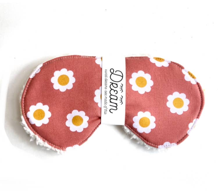 Little Man - Wholesale Sleep/Eye Mask - Sleep Mask / Terra Cotta Daisy1