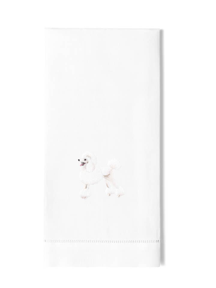 Toalla de mano Dog Poodle - *SALE* para venta al por mayor de Henry Handwork
