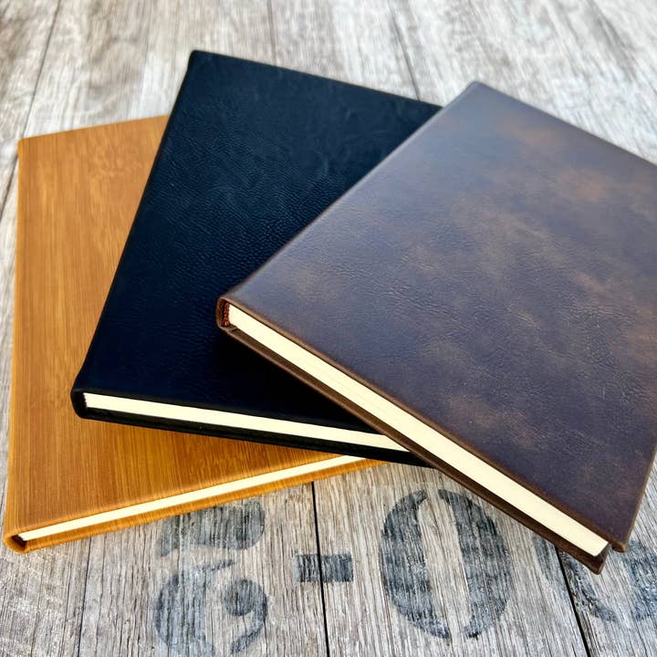 KW Custom Creations - Wholesale Journal/Diary - Laserable Leatherette Journal