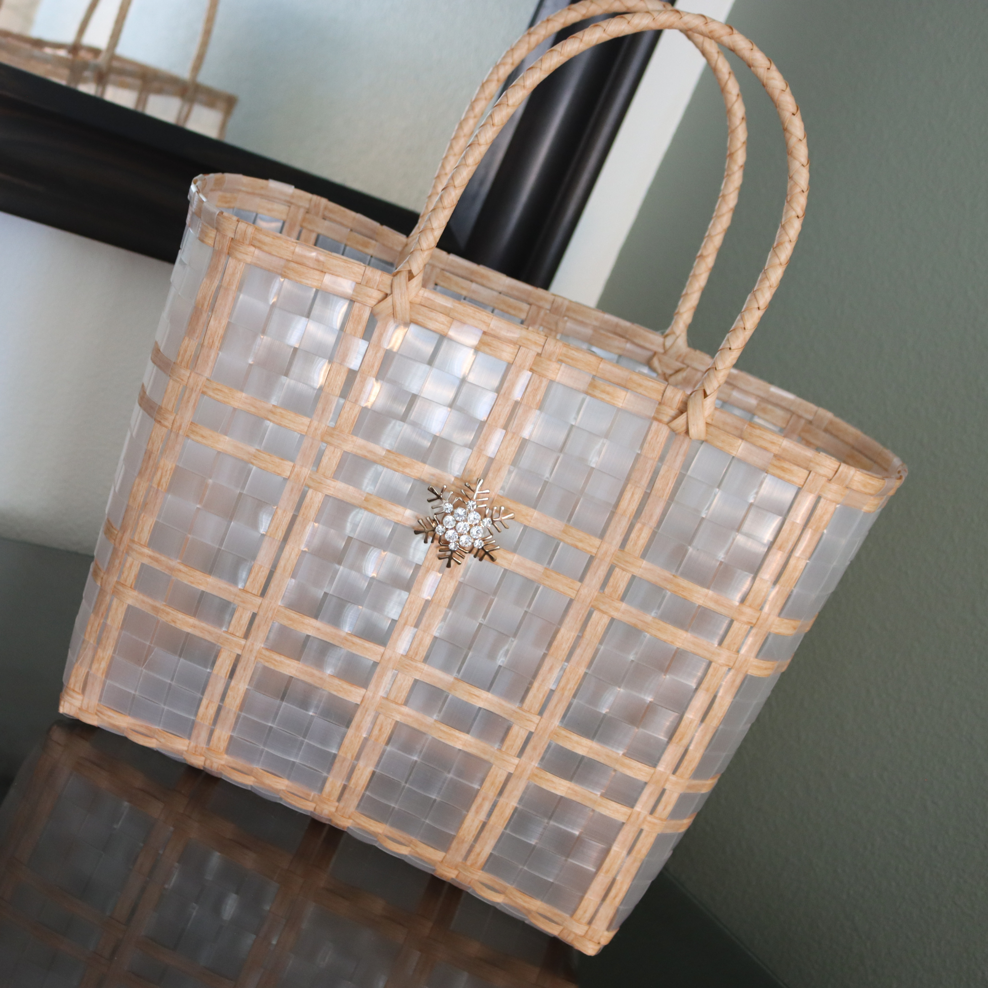 DrifWoo - Wholesale Gift Bag - Hand-Woven Christmas Gifts Basket Empty Holiday Gifts Tote0