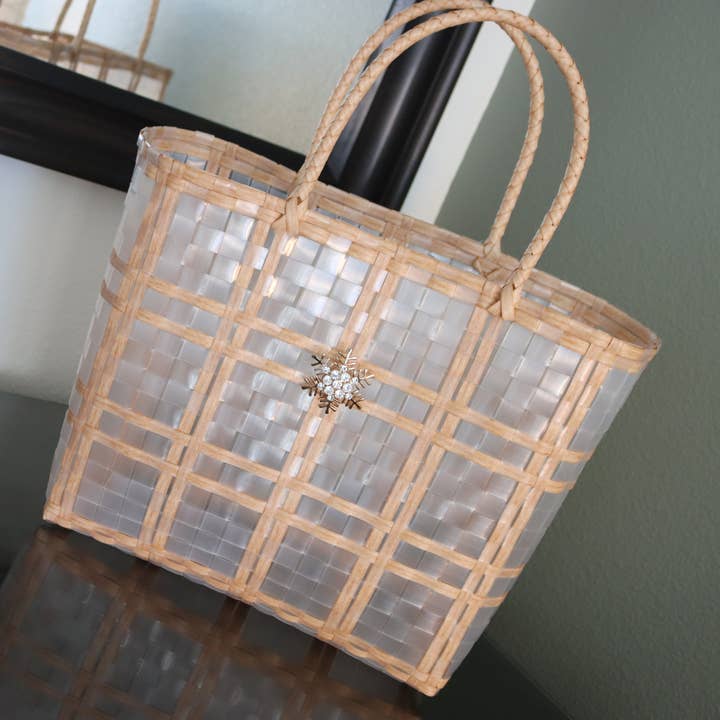 DrifWoo - Wholesale Gift Bag - Hand-Woven Christmas Gifts Basket Empty Holiday Gifts Tote