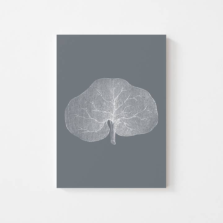 Modern Coastal Sea Fan Art Print for wholesale by Nak print co.