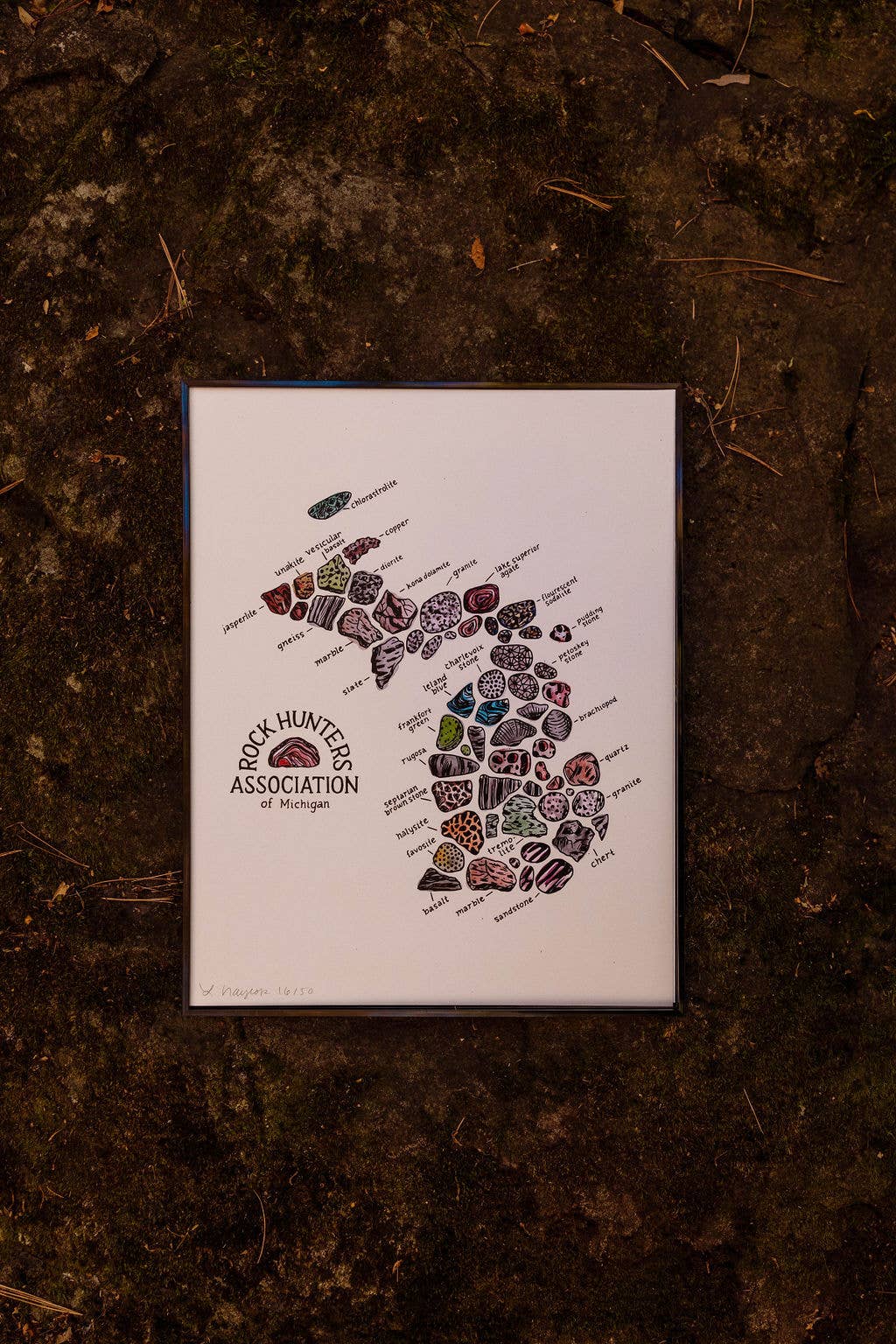 Home Squirrel - Wholesale Art Print - Rock Hunters of Michigan Watercolor Print