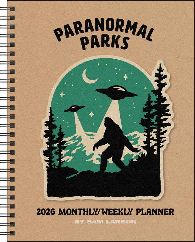 Simon & Schuster - Wholesale Calendar - Paranormal Parks 12-Month 2026 Monthly/Weekly Planner Calendar by Sam  Larson0