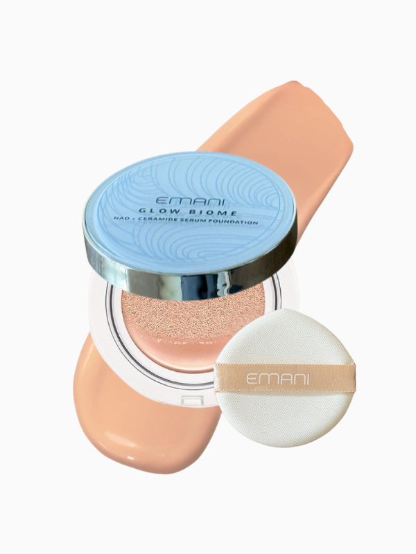 EMANI VEGAN COSMETICS - Vente Fonds de teint - Glow Biome Fond de Teint Sérum NAD+2