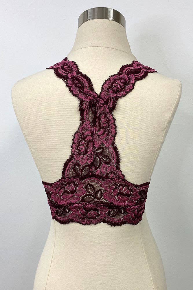 Hana - Wholesale Bralette - Women's - Soft Lining Lace Bralette (6pc)5