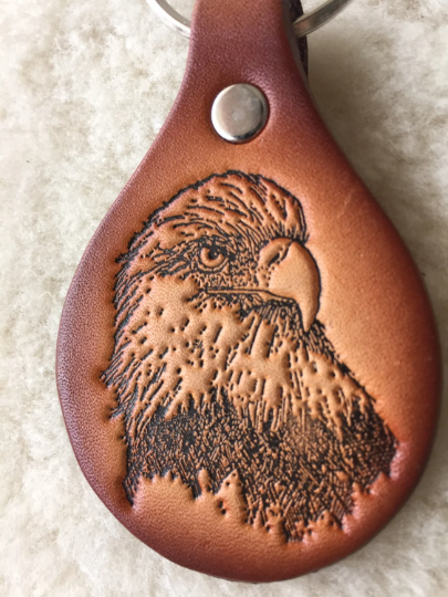 Lindy Leather - Wholesale Keychain - Unisex - Handmade Leather Wildlife Keychain - Hunting Fishing9