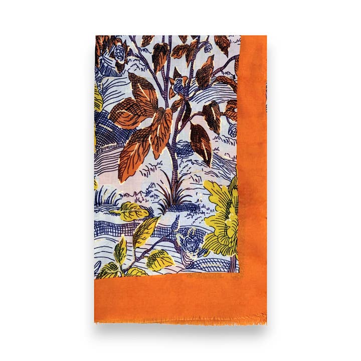 Lili Scarves (US Duty Free) – wholesale Scarf – Women's – Nature Art Print Scarf6