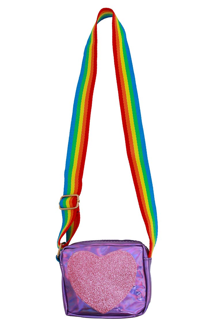Sparkle Sisters by Couture Clips - Wholesale Crossbody Bag - Kids - Heart Purse4