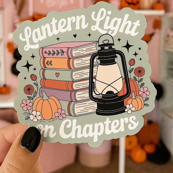 Autocollant découpé Lantern Light on Chapters (Copie) pour la vente par Auburn Row Design
