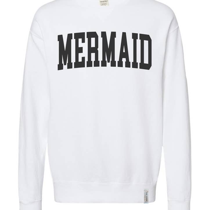One Ocean Apparel Co.. - Wholesale Graphic Sweatshirt - Unisex - MERMAID Crewneck - CUSTOM COLORS1