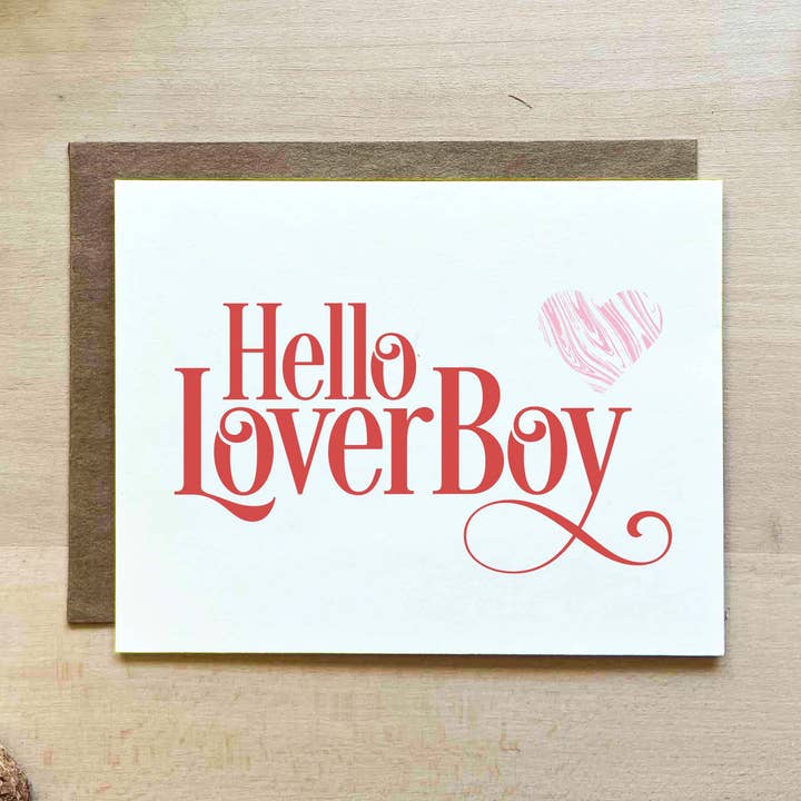 Hej Lover Boy för wholesale av Toast Paper + Goods