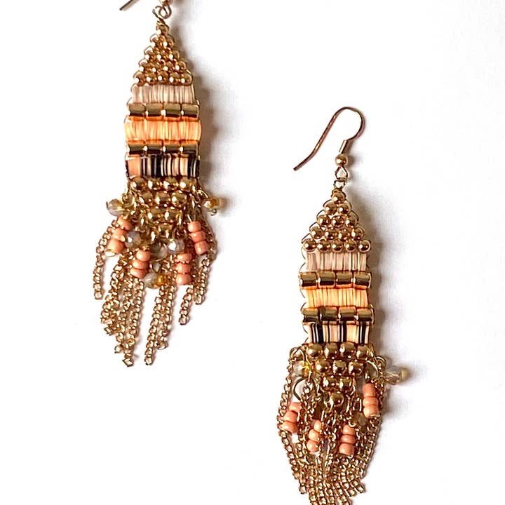 DIWALI PARIS - Wholesale Dangle Earrings - MAYURAN EARRING1