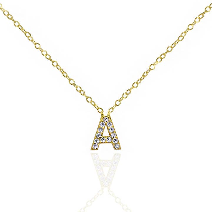 Initiale Halskette A für den Großhandel von Bozkurt Jewelry