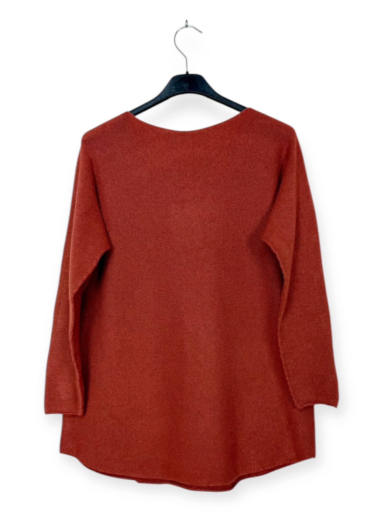 Lucky Nana - Wholesale Knit Sweater - Women's - AH 3167 - V-Neck Sweater with Bichette Flocking15