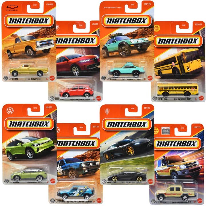 Deluxe Import Trading – Carro/camião de brinquedo - Crianças por atacado – Coleção de Carros Matchbox Mattel DP Sortidos