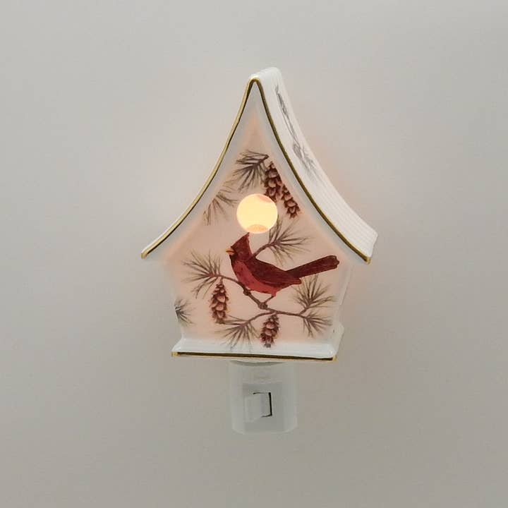 Green Pastures Wholesale - Wholesale Night Light - Night Lights - Porcelain Cardinal 4