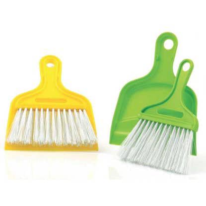 Hakan - Wholesale Dusting Brush & Duster - ZAMBAK Plastic Small Dustpan with Brush0