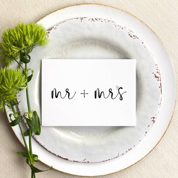 Wedding Engagement Congratulations Mr and Mrs card for wholesale by Coco Press