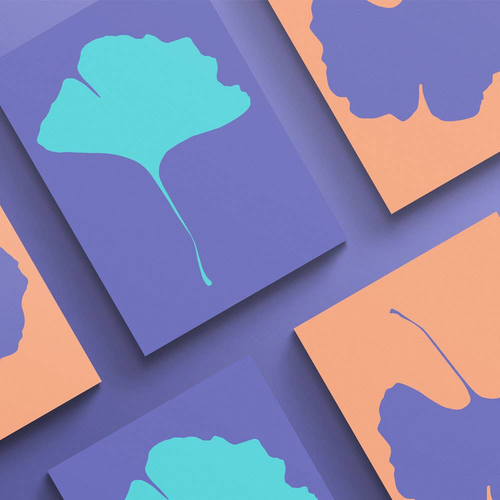 Common Modern - Wholesale Notebook - Ginkgo-Peri A5 Notebook Set of 2 | Notebooks | Stationery2