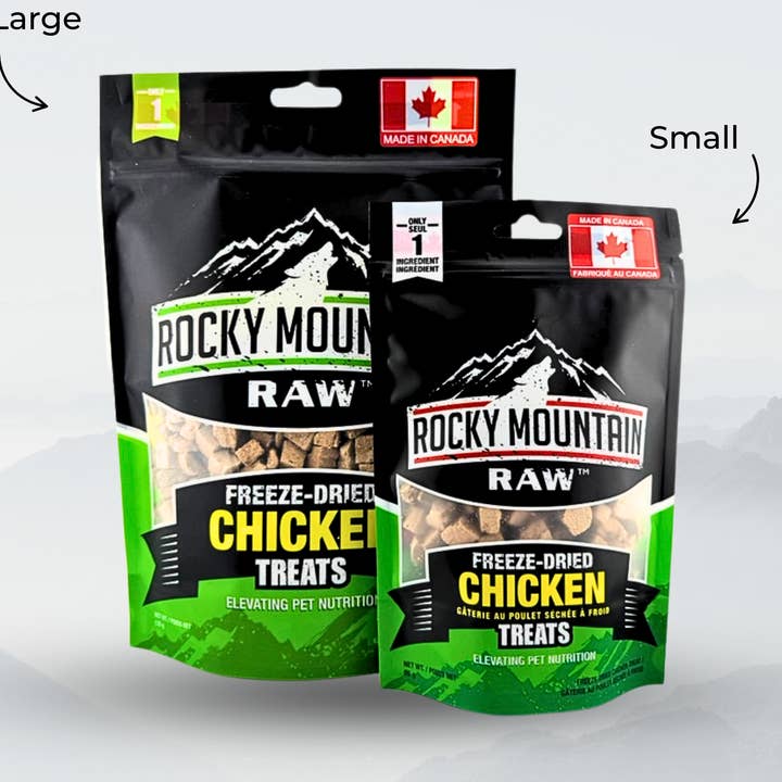 Freeze-Dried Chicken Treats for wholesale by Rocky Mountain Raw