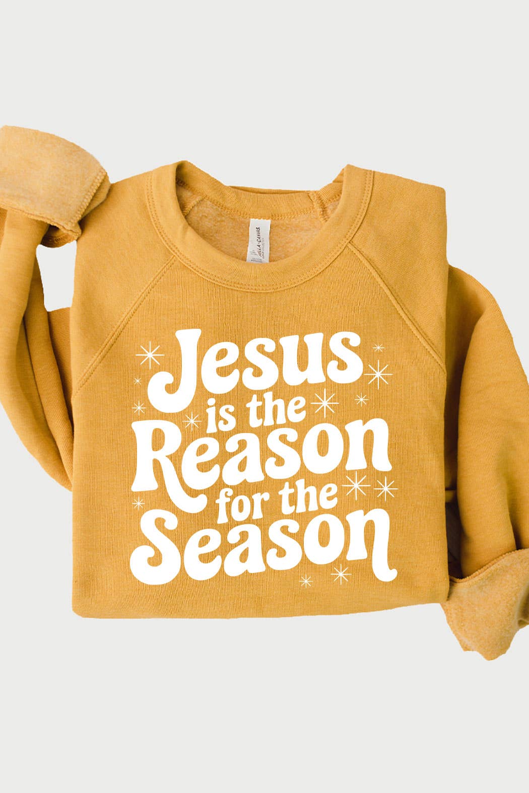 Kissed Apparel – Großhandel Sweatshirt mit Grafikdruck – Damen – Jesus ist der Grund für die Saison Sweatshirt2
