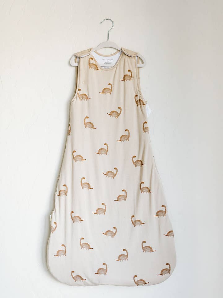 Grow With Me Dinosaur Sleep Sack for wholesale by Winslow & Company