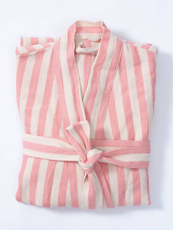 Peignoir rose Girit pour la vente par Eastern Woven