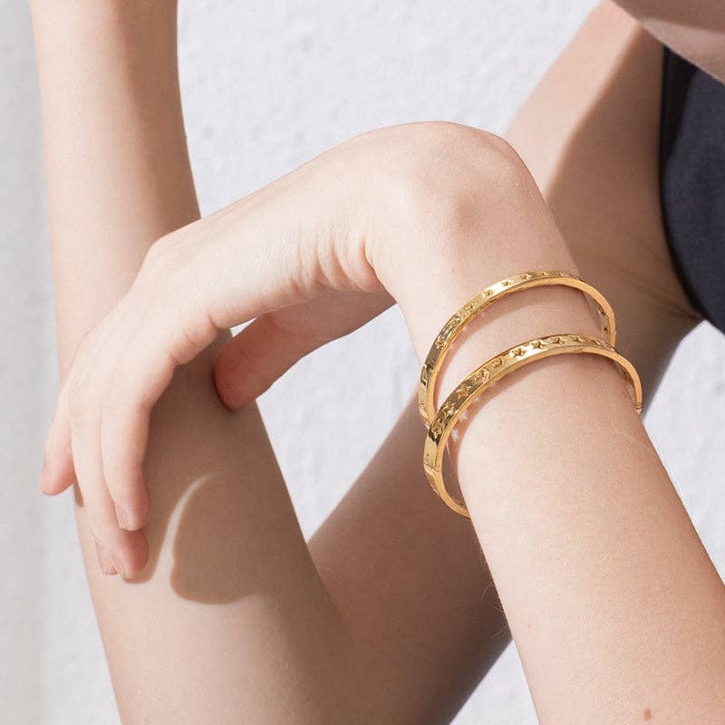 Katie Rae Collection - Wholesale Bangle Bracelet - WRITTEN IN THE STARS BRACELET0
