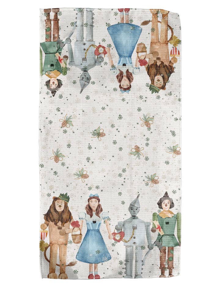 Dorthy Nutcracker 12x24 Bartender Double-Sided Towel for wholesale by Absorb-Lumen