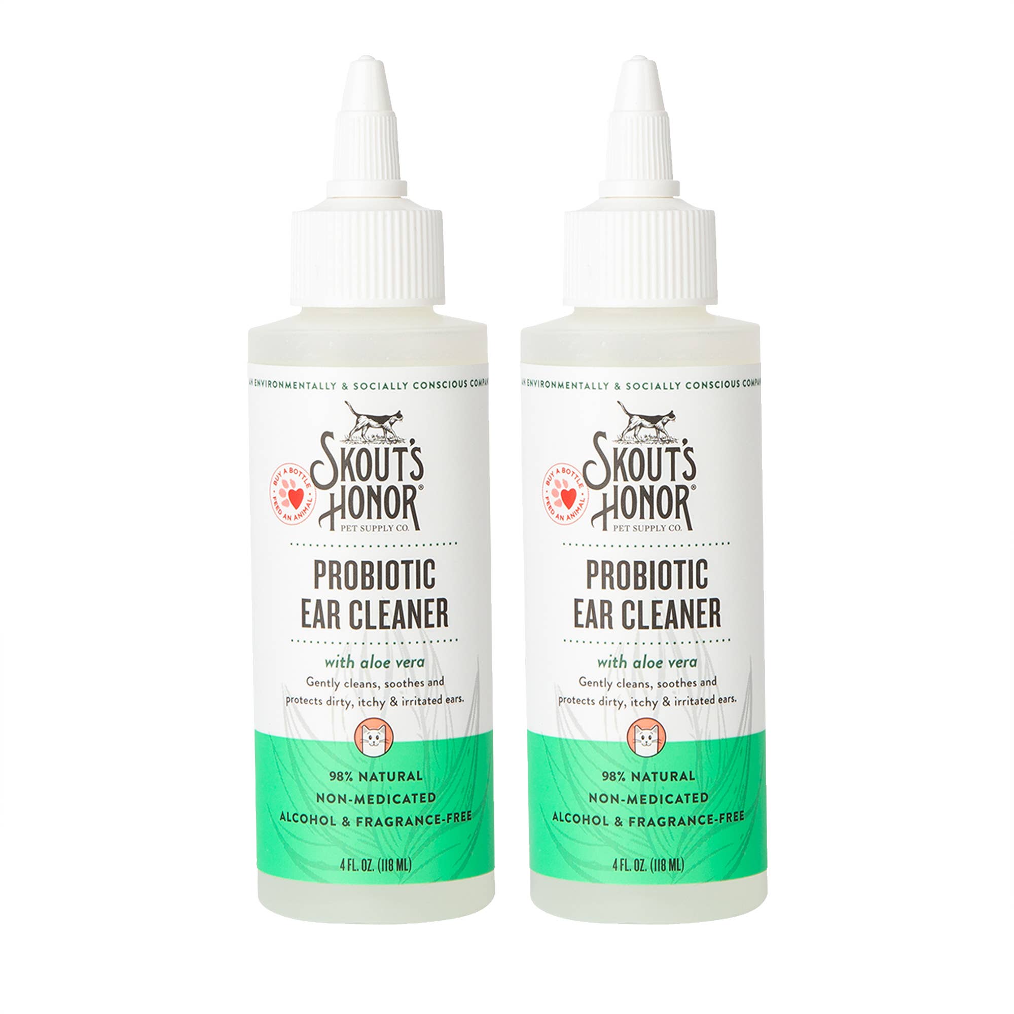 Pet Palette Distribution - Wholesale Pet Cleaning Supplies - Skout's Honor Cat Probiotic Ear Cleaner 4oz3
