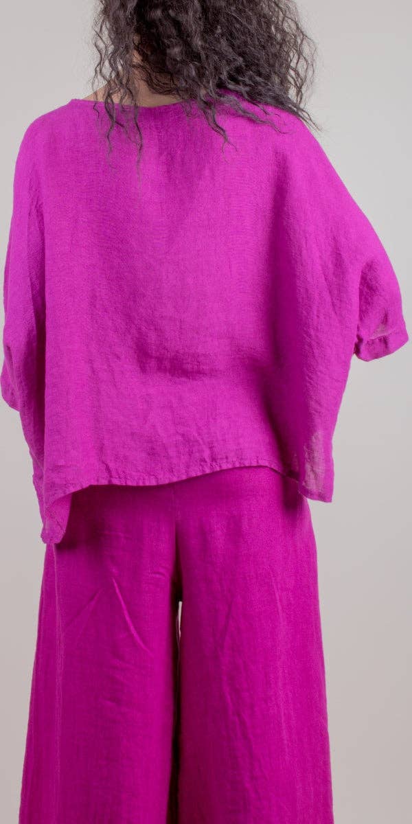 Gigi Moda - Wholesale Blouse - Women's - Linen Kaftan Blouse8