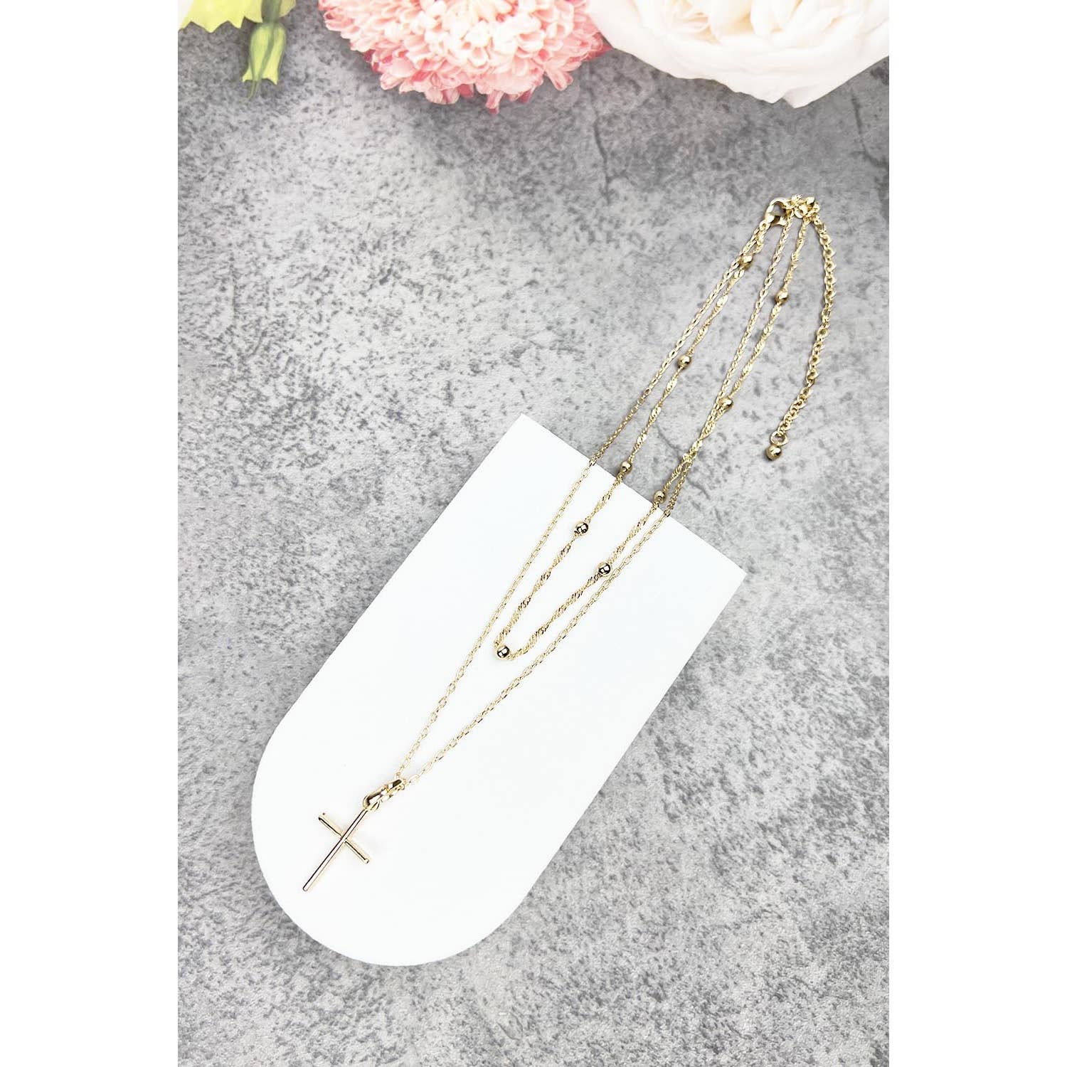 JHP Collection - Wholesale Pendant/Charm Necklace - MSNK122164 - Trendy Cross Pendant Necklace9