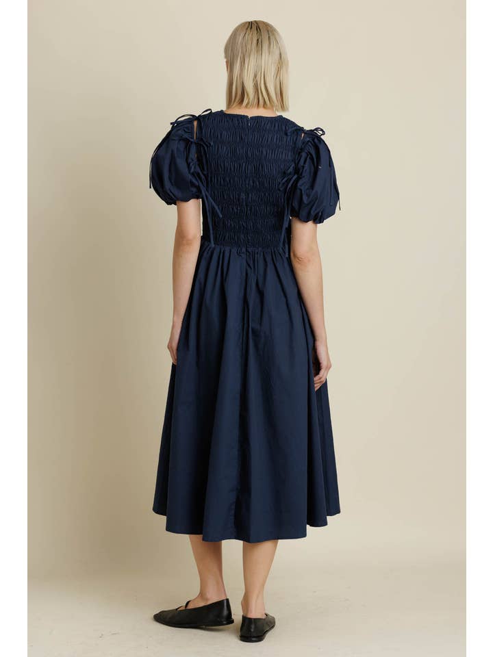 Aureum - Wholesale Dress - Women's - AD2157 - DETACHABLE SLV MIDI DRESS8