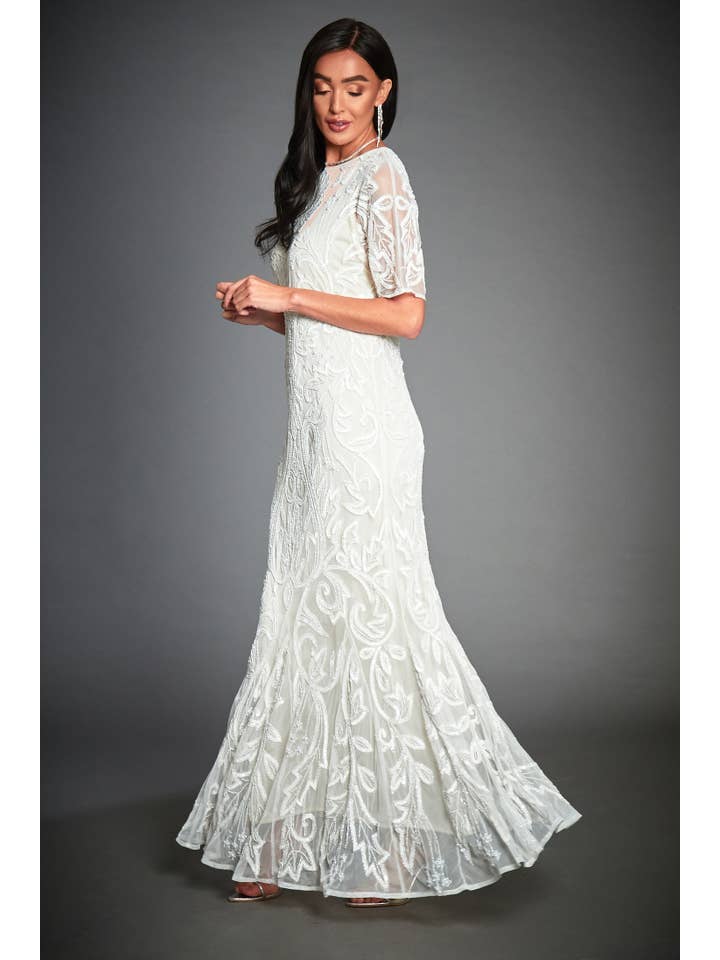 Jywal London® – wholesale Gown – Women's – Lilly Off White Gatsby Wedding Dress2