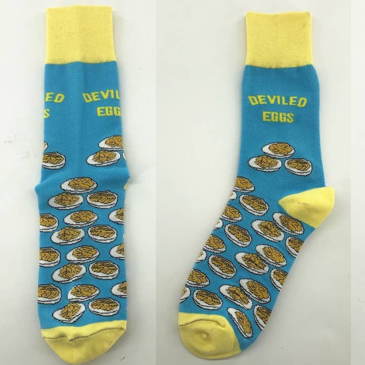 Deviled Eggs Socks for wholesale by Barrel Down South