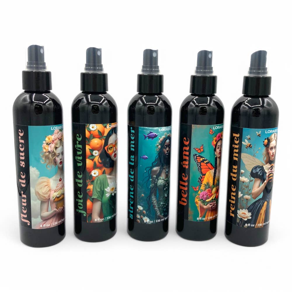 Lorabees - Wholesale Perfume/Eau de Toilette - Enchantée Collection 8 oz Scented Hair & Body Spray Mists7